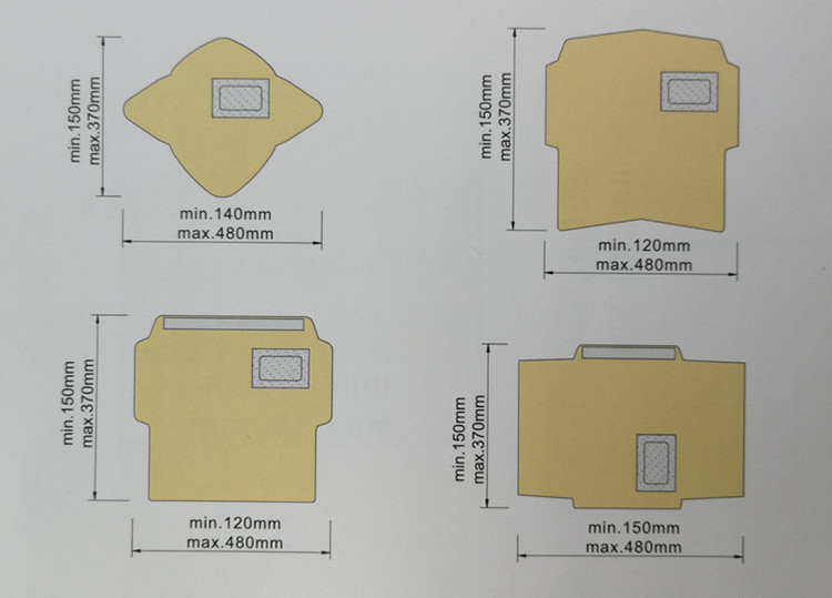 Envelope Window Patching Machine SYTM-382 Sample